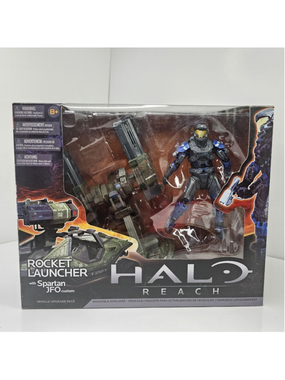 SEALED Halo Reach Rocket Launcher Spartan JFO Custom McFarlane Toys 2011 NEW